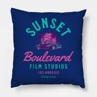 Sunset Boulevard Los Angeles Film Studios Pillow