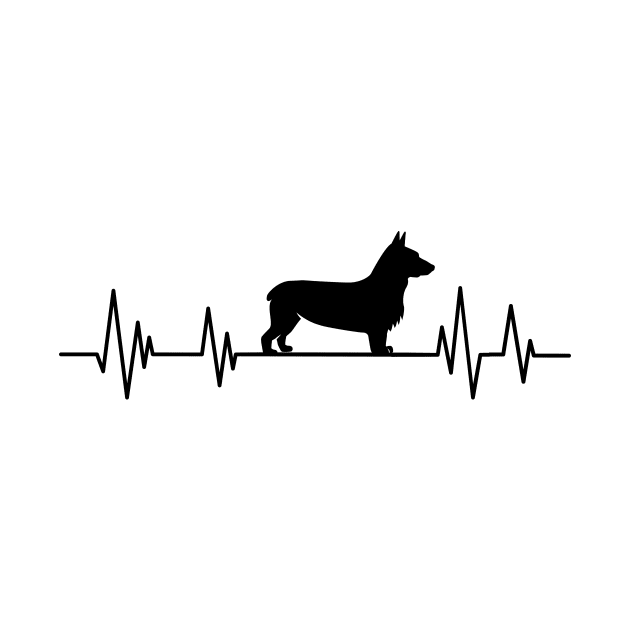 corgi Heartbeat dog Heartbeat corgis Silhouette by mezy