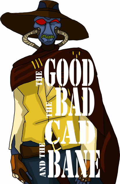 THE GOOD, THE BAD, AND THE CAD BANE Kids T-Shirt by jerrymeehanjr