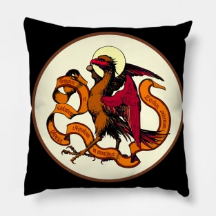 The Enlightened Eagle Pillow