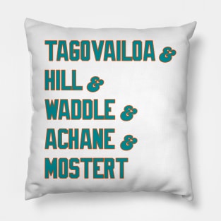 Miami Dolphins Offense Introductions Pillow