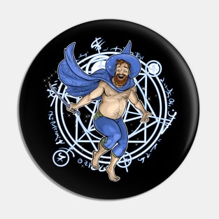 Witch Boy Sapphire Pin