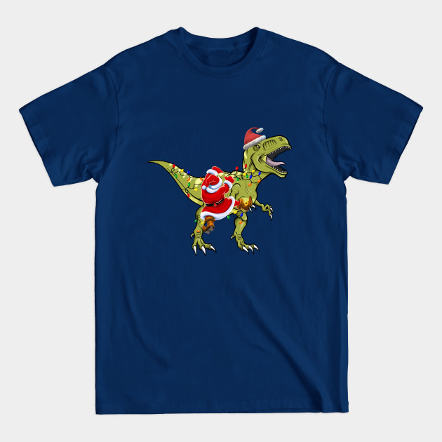 Disover Santasaurus T-Rex Christmas Gift - T Rex Christmas - T-Shirt