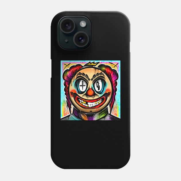 Graffiti Clown Phone Case by Graffitidesigner