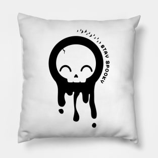 Cute Spooky Skull Pillow