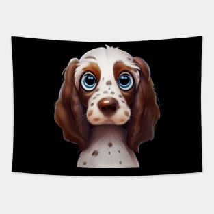 Cuddle-worthy English Setter Tapestry