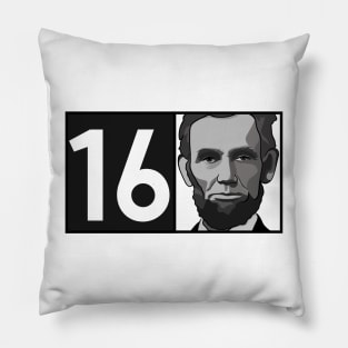 Lincoln 16 Portrait Pillow