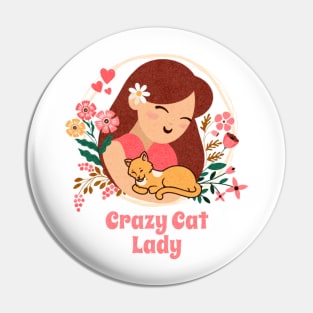 Crazy Cat Lady Pin