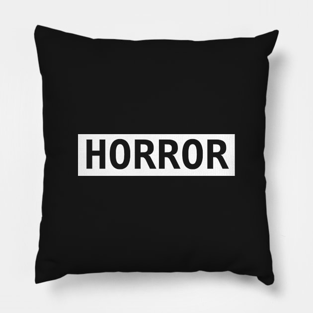 Horror Pillow by VideoNasties