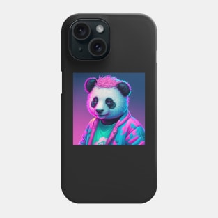 Vapor Wave Panda Phone Case