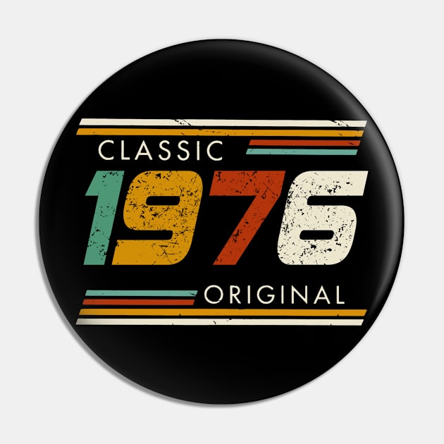 Classic 1976 Original Vintage Pin by Kontjo