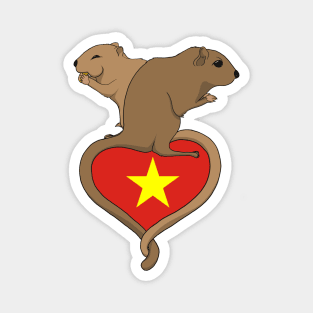 Gerbil Vietnam (light) Magnet