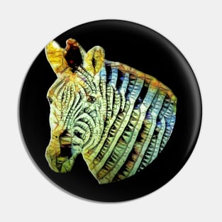 abstract zebra Pin