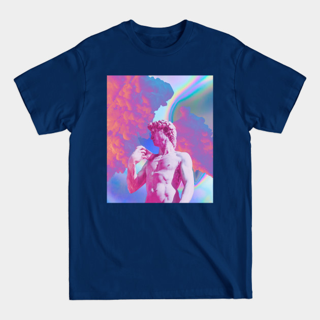 Disover Vaporwave David Statue - Vaporwave Statue - T-Shirt