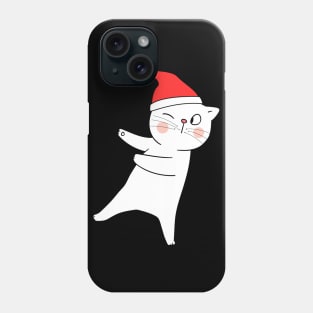 Dabbing Christmas cat Phone Case