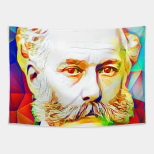 Joseph Bazalgette Colourful Portrait | Joseph Bazalgette Artwork 10 Tapestry