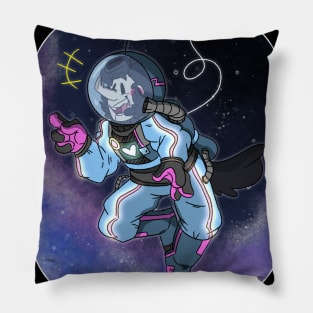 Astronaut Spamton: Blue Pillow