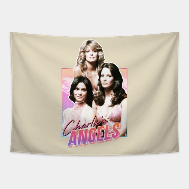 Charlies Angels - 80s Tapestry by PiedPiper