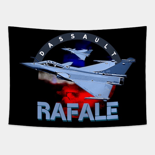 Dassault Rafale Aircraft Tapestry by aeroloversclothing