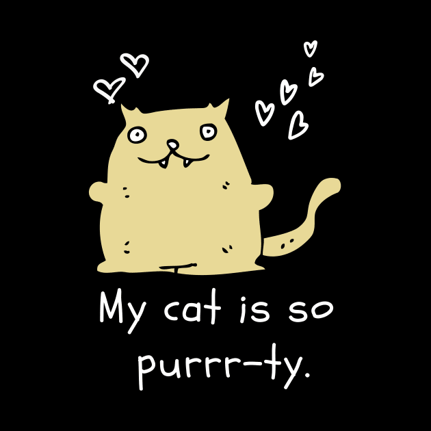 My cat is so purrr-ty by MikeNotis