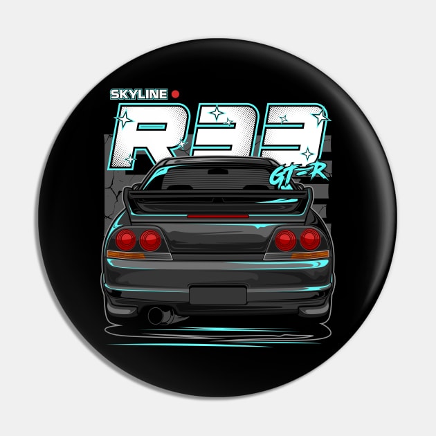 Skyline GTR R33 Pin by idrdesign