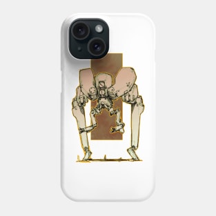 Mech Sketch (color) Phone Case