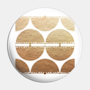 Gold Muisca Pattern Pin