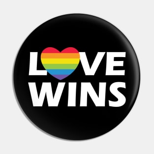 LGBT - Love Wins Rainbow Pin