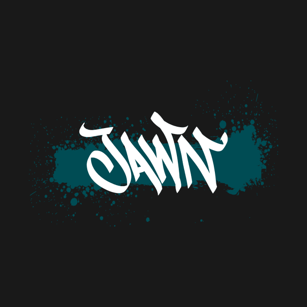 Jawn Tag - White by Tailgate Team Tees