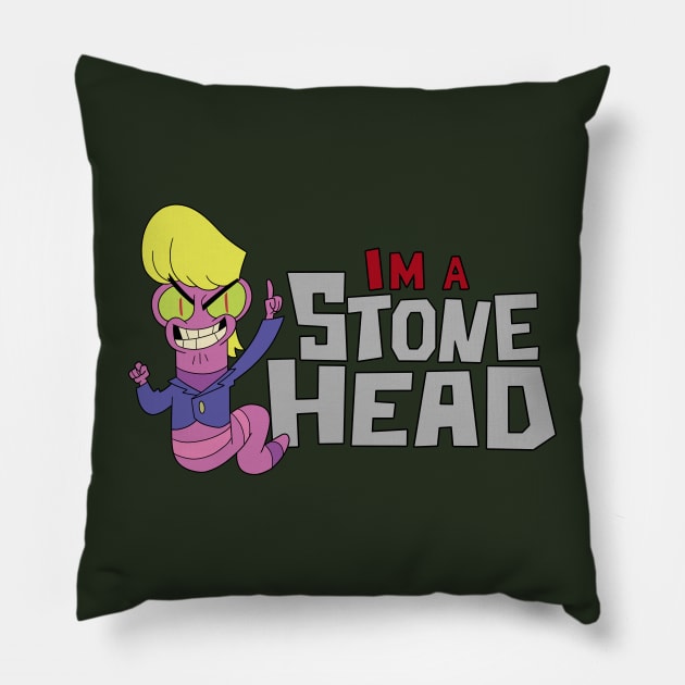 I'm a Stone Head Pillow by anitasafonova