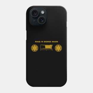 60s cassette with text Bone Man Phone Case