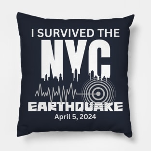 I Survived The NYC Earthquake Pillow