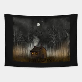 Night on the wood Tapestry