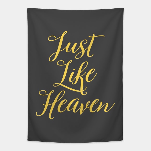 Just Like Heaven, mustard Tapestry by Perezzzoso