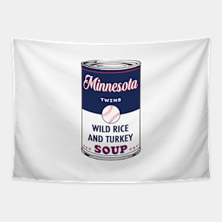 Minnesota Twins Soup Can Tapestry