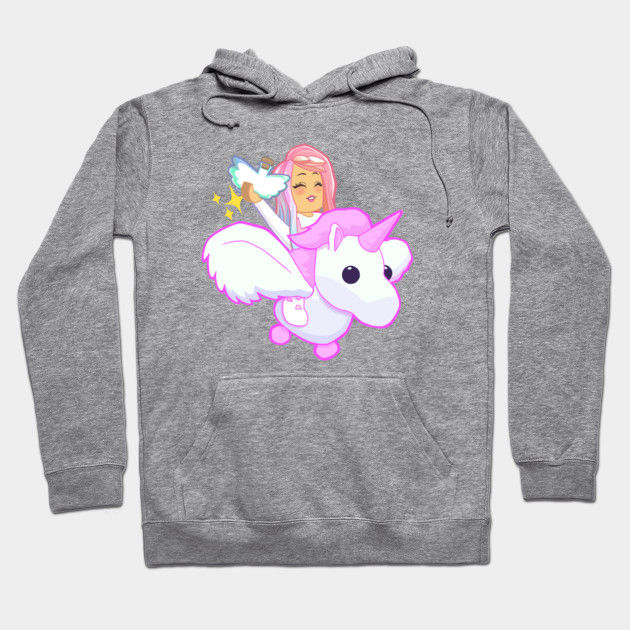 Adopt Me Pink Flying Unicorn Adopt Me Hoodie Teepublic - game unicorn game roblox adopt me