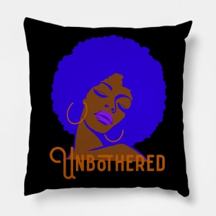 Unbothered Funkadelic Afro Queen Pillow