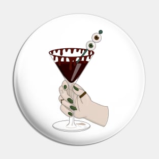 Vampire Martini Pin