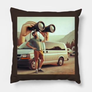 Funny Camping Presents - Looking for Adventure Pillow