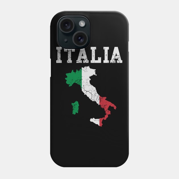 Italia Flag Map Italian Italy Italiano Phone Case by E