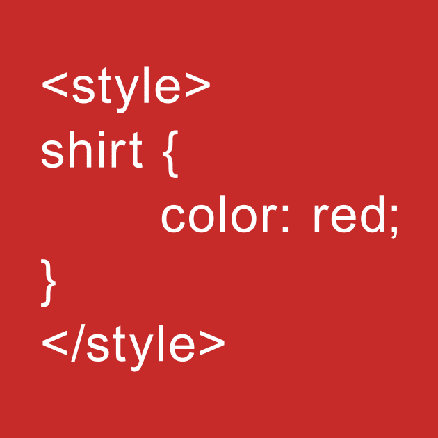 HTML Style - Red by joshthecartoonguy