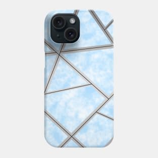 Blue/Silver Pattern Phone Case