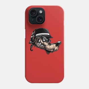 Angry Wolf Head Phone Case