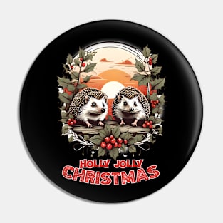 Holly Jolly Christmas Pin