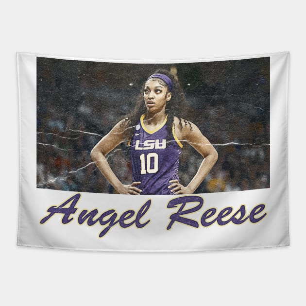 angel reese Tapestry by Habli