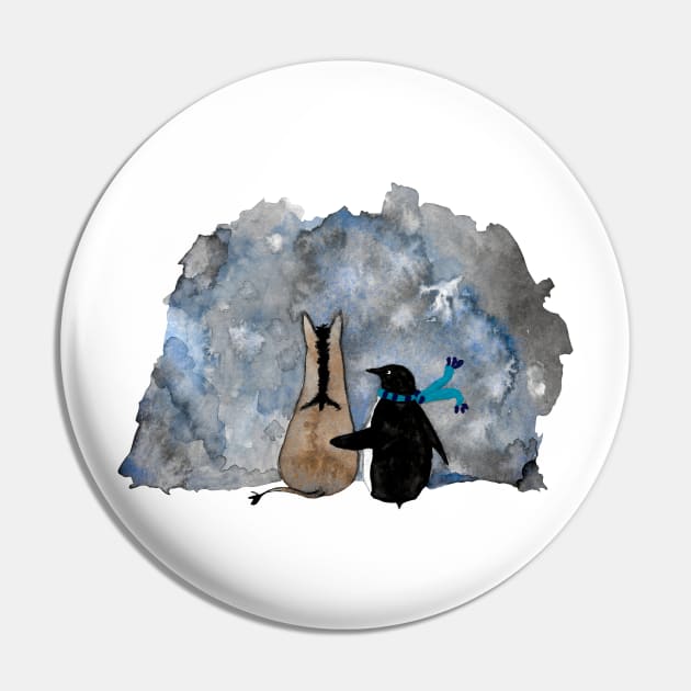 Friends Through The Fog Pin by AmayaBrydon