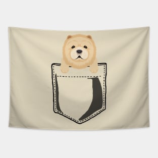 Pocket Chow Chow Tapestry