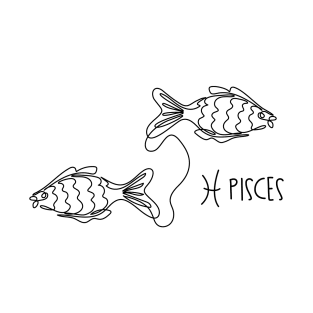 Pisces. Astrological zodiac sign. T-Shirt