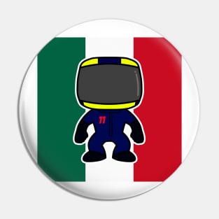 Sergio Perez Custom Bobblehead - Flag Edition 2021 Season Pin