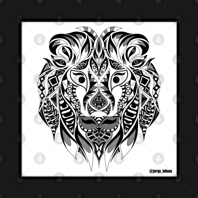 big little lion ecopop pattern in the wild by jorge_lebeau